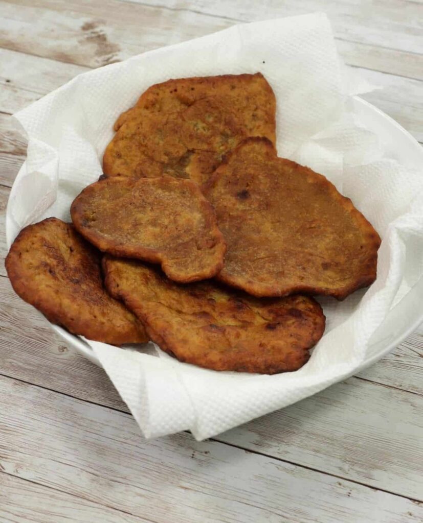 Sweet plantain fritters