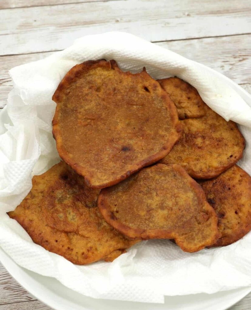 how to make Jamaican plantain fritters