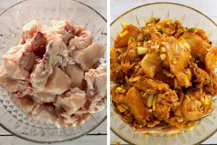 How to marinate curry chicken