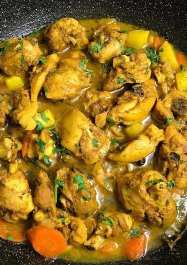 Jamaican curry chicken