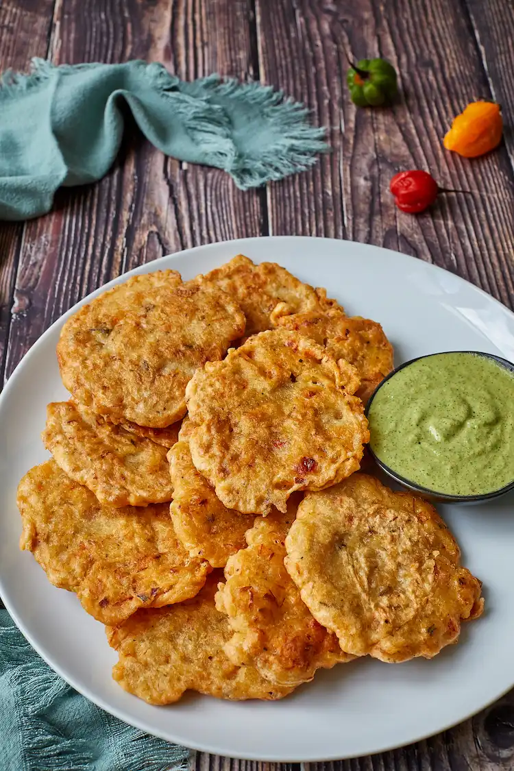 Easy saltfish fritters