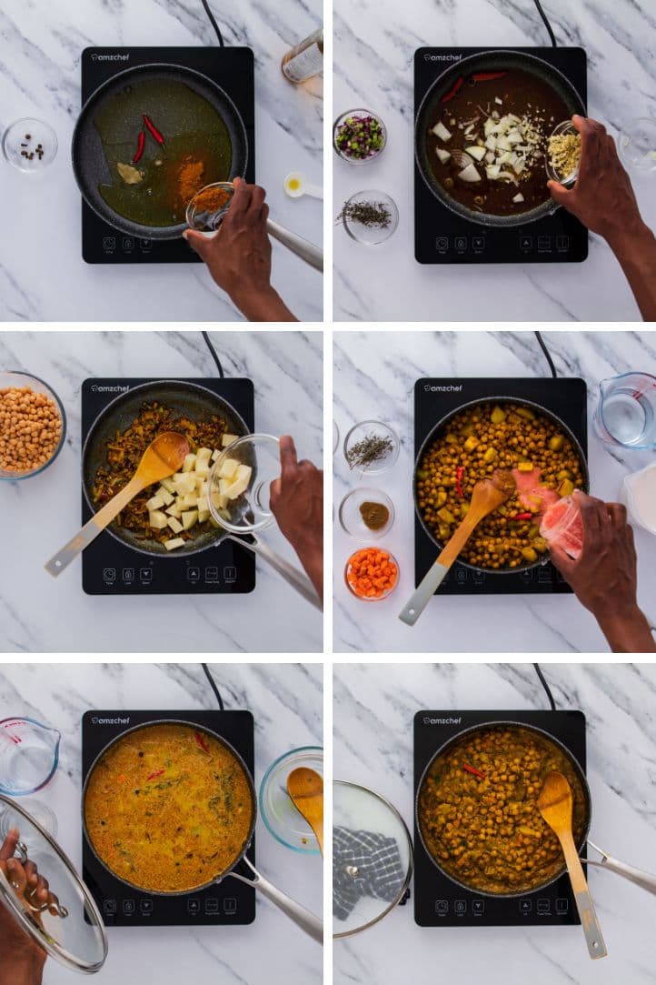 How to cook curry chickpeas