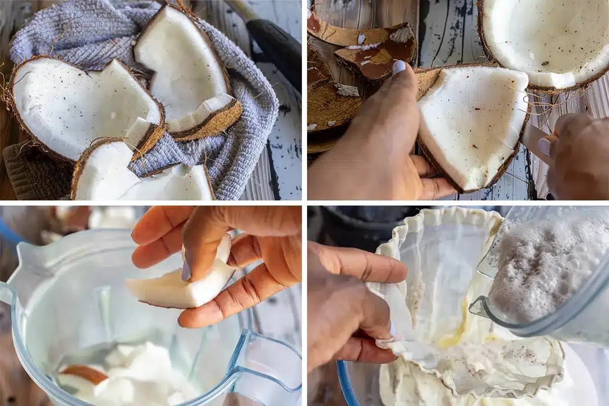 How to make coconut milk at home easily
